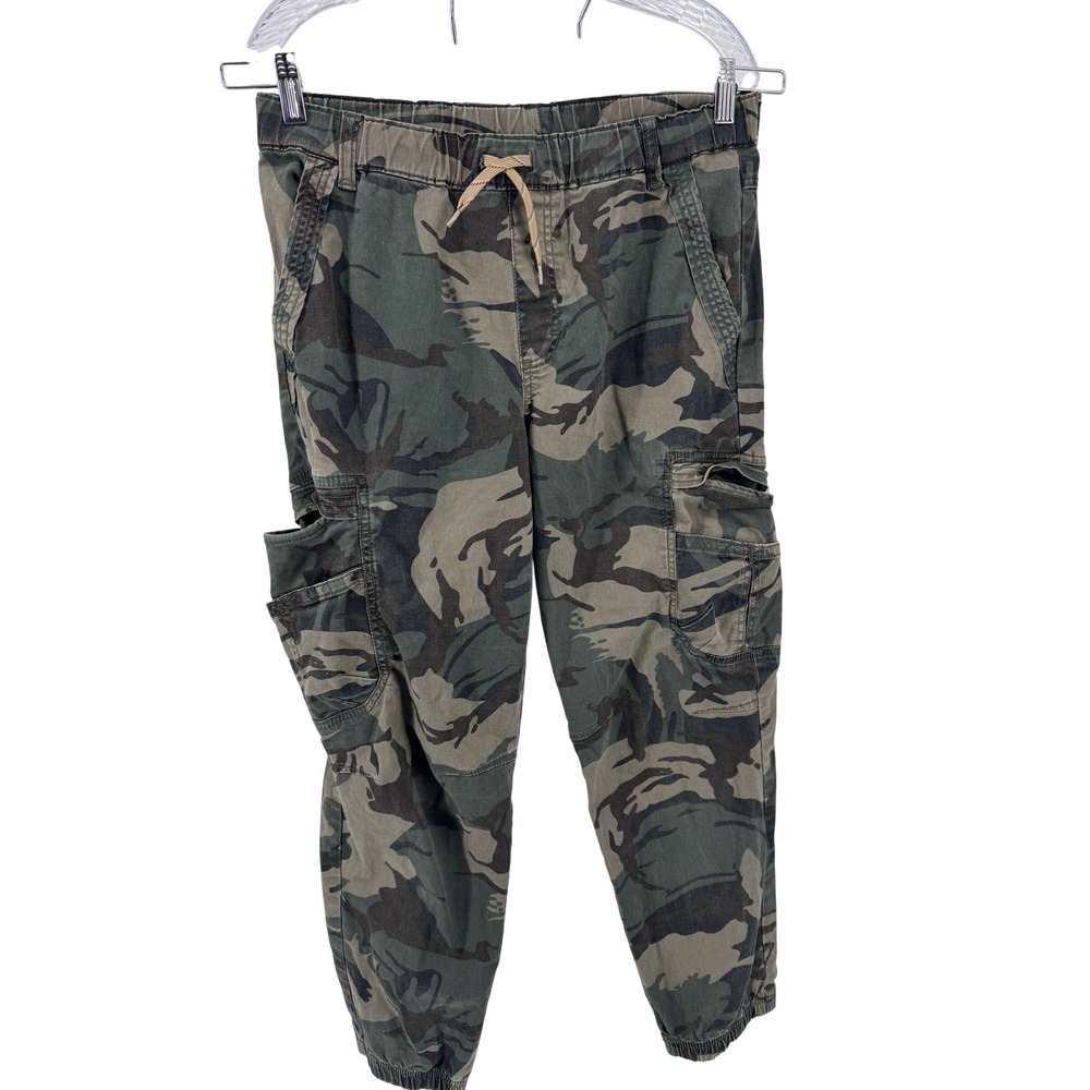 Wrangler Womens Camo Cargo‎ Jogger Pants Size 32  Drawstring Elastic Waist